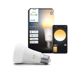 Philips Hue WA 1100 A60 1P EU | E27 | 8.1 W | Warm to cool white light | Bluetooth and Zigbee