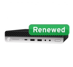 HP Renewed Grade A | ProDesk 600 G5 DM | Intel Core i3 | i3-9100T | 8 GB | NVMe | 128 GB | Intel UHD Graphics 630 | Wi-Fi | Windows 11 Home
