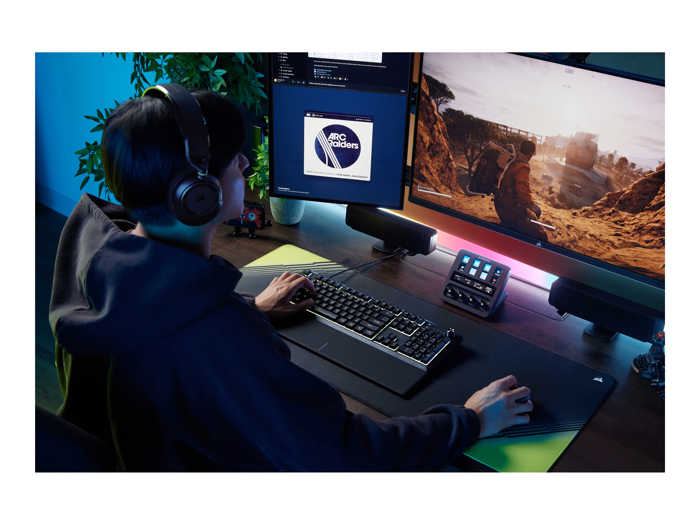 CORSAIR SKIFF 100 Wired RGB Membrane Gaming Keyboard, 10-Zoned RGB LED | Corsair