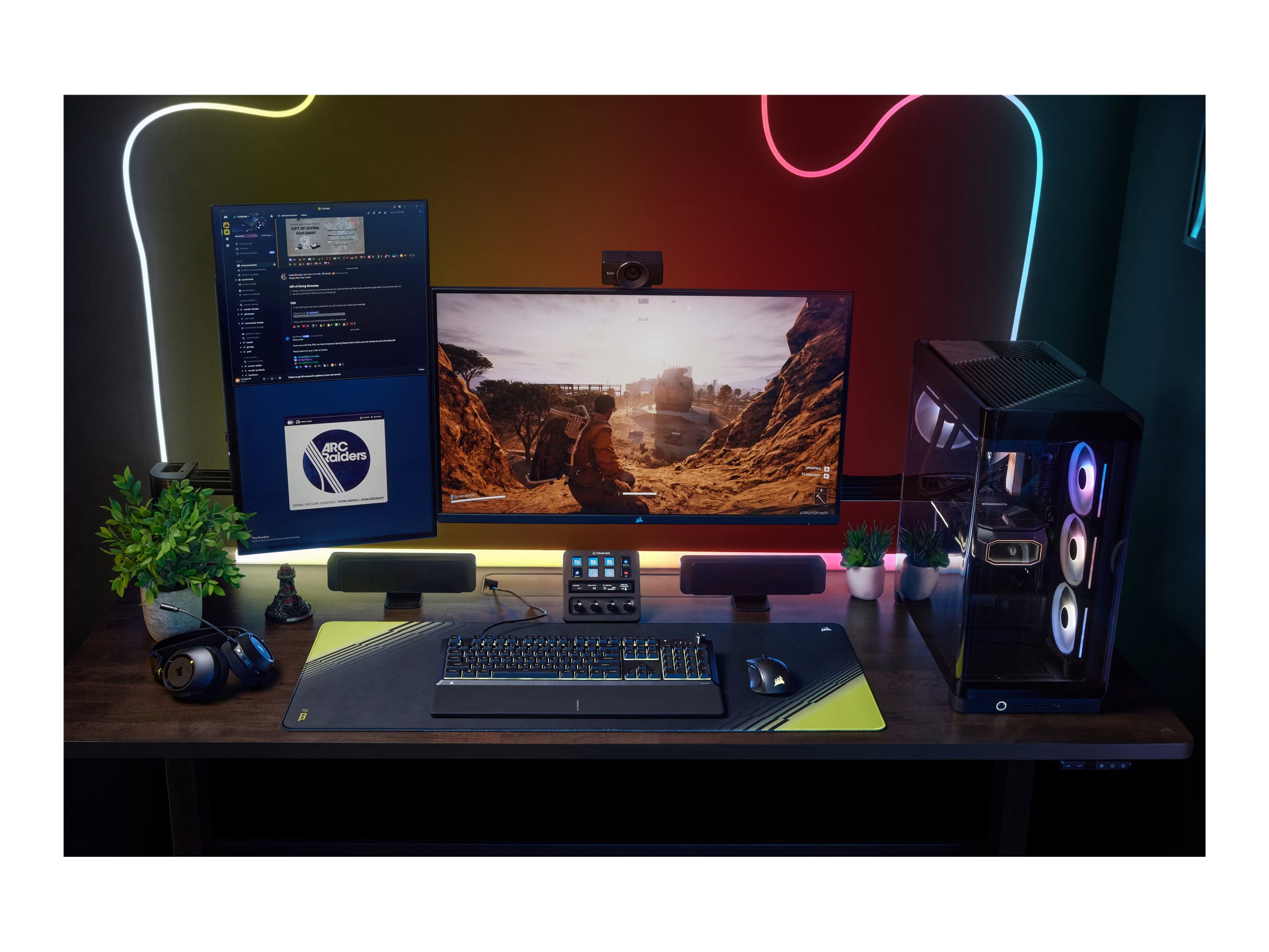 CORSAIR SKIFF 100 Wired RGB Membrane Gaming Keyboard, 10-Zoned RGB LED | Corsair
