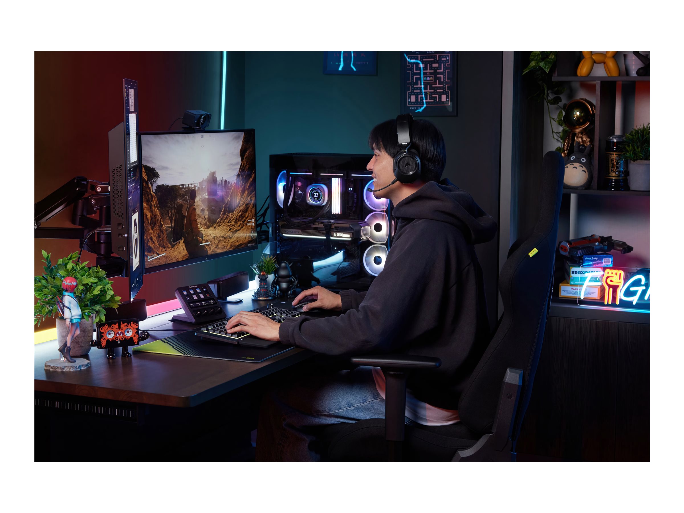 CORSAIR SKIFF 100 Wired RGB Membrane Gaming Keyboard, 10-Zoned RGB LED | Corsair