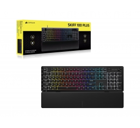 CORSAIR SKIFF 100 PLUS Wired RGB Membrane Gaming Keyboard, 10-Zoned RGB LED | Corsair