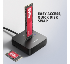 AXAGON | USB-C 10Gbps docking station for M.2 NVMe SSD | ADSA-M2C11L