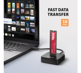 AXAGON | USB-C 10Gbps docking station for M.2 NVMe SSD | ADSA-M2C11L