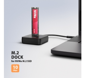 AXAGON | USB-C 10Gbps docking station for M.2 NVMe SSD | ADSA-M2C11L