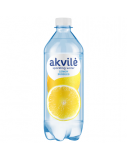 Stalo vanduo AKVILĖ su citrinos aromatu, gazuotas 0,6L, PET 12vnt (kaina su užstatu už tarą)