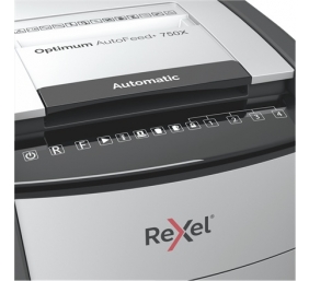Rexel Optimum AutoFeed+ 750X Dokumentų naikiklis Cross Cut 4x30mm P-4 140L 55dB, Juoda/Pilka