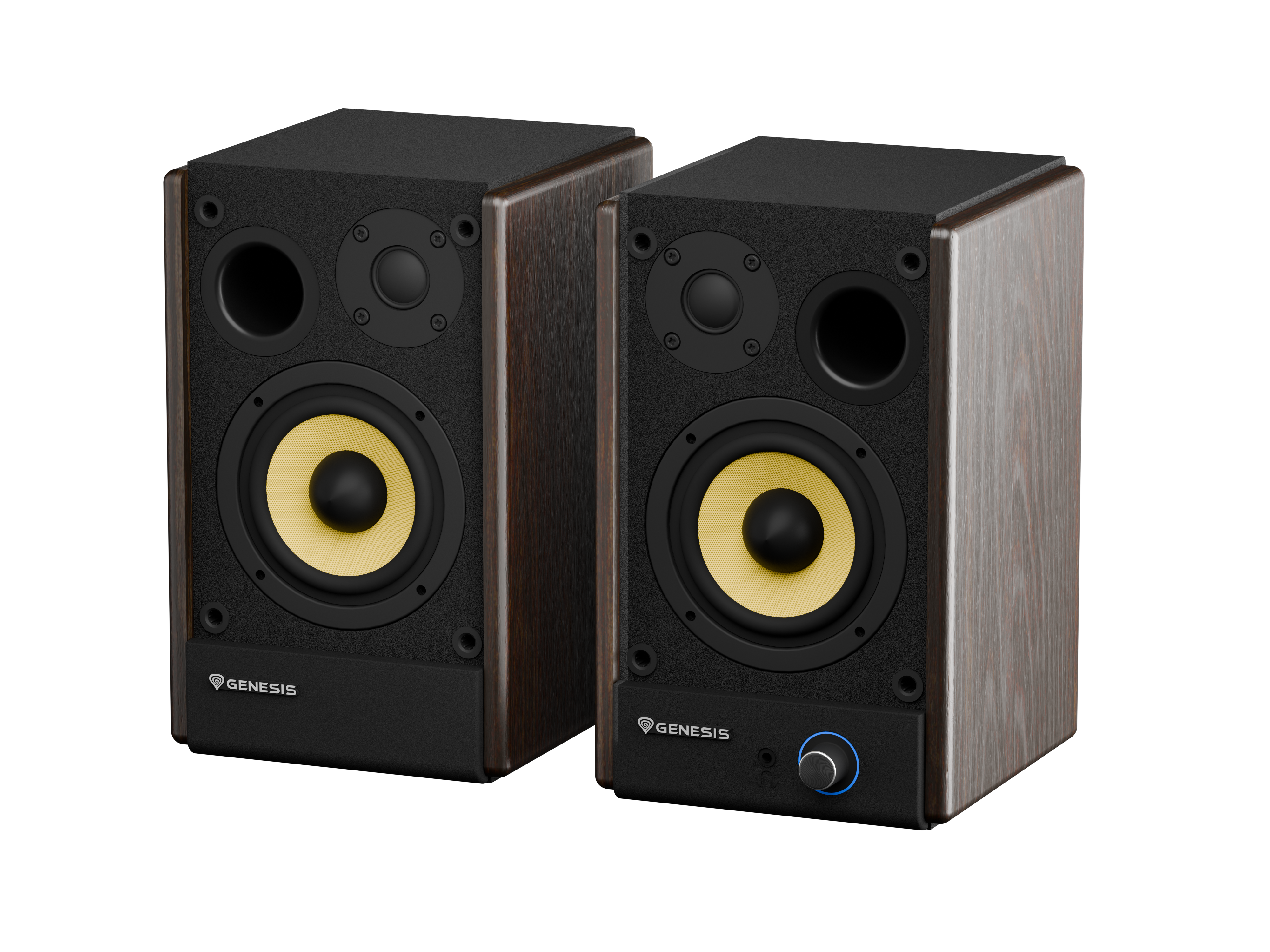 Genesis 2.0 Speakers | Arsen 402BT | 60 W | Bluetooth | Wireless connection | Brown