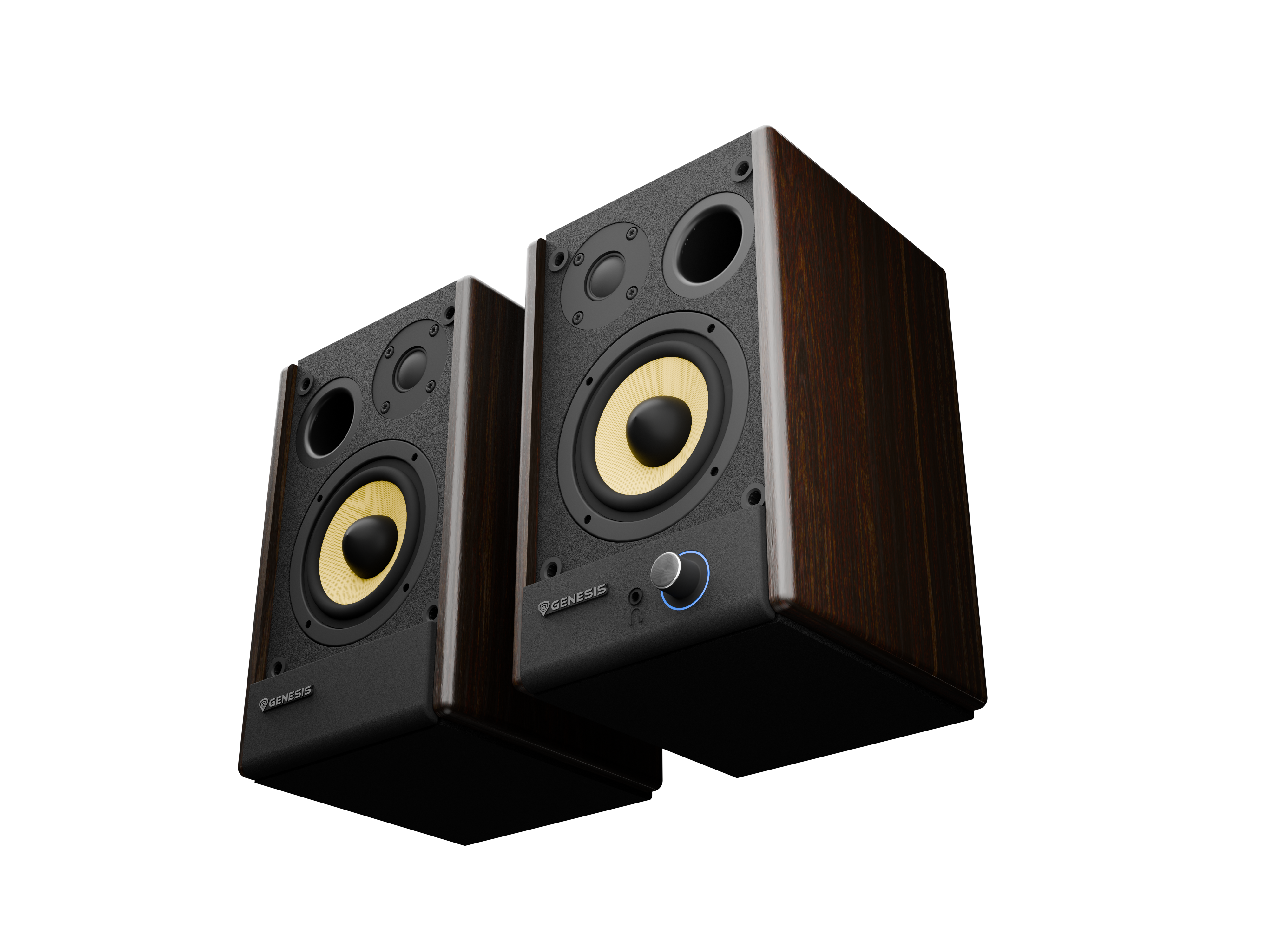 Genesis 2.0 Speakers | Arsen 402BT | 60 W | Bluetooth | Wireless connection | Brown
