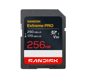 SanDisk Extreme PRO SDXC Atminties kortelė 256GB UHS-I
