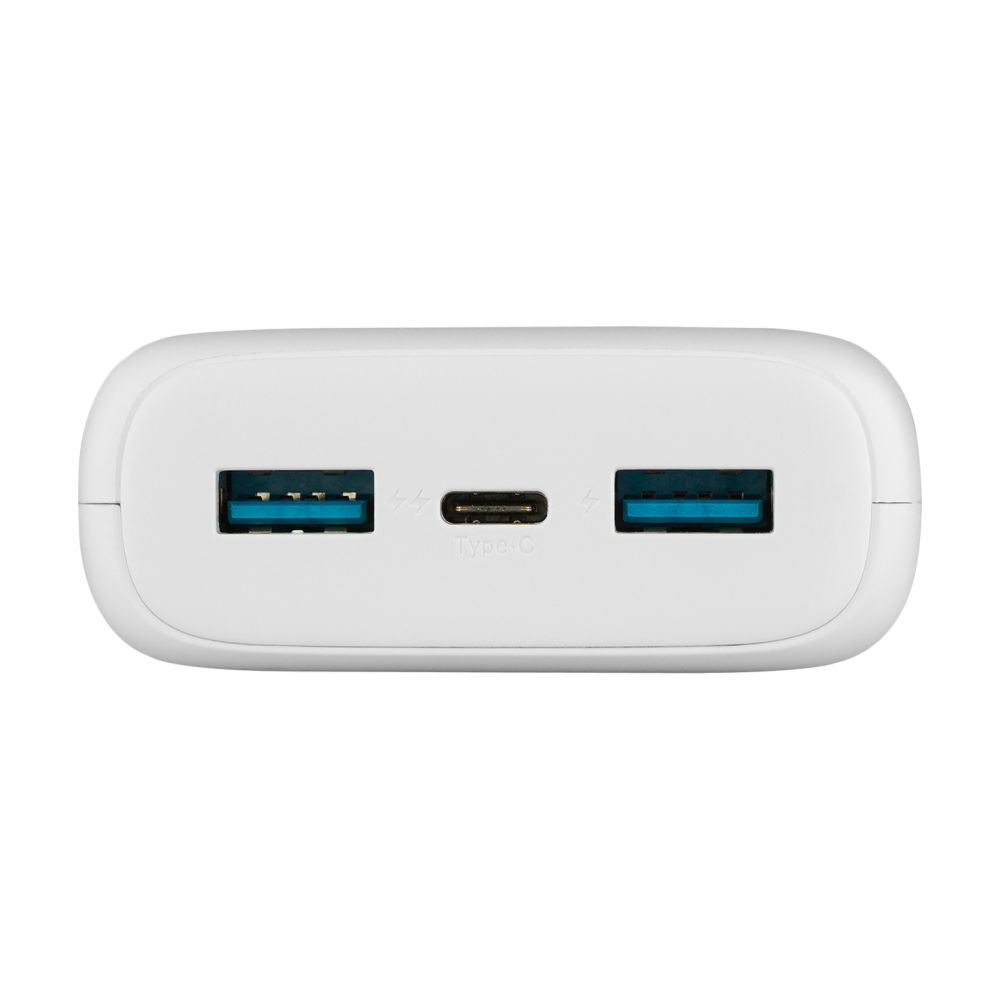Fixed Power bank Zen 20 with LCD display and PD 20W output | FIXZEN-20-WH | 20000 mAh | White