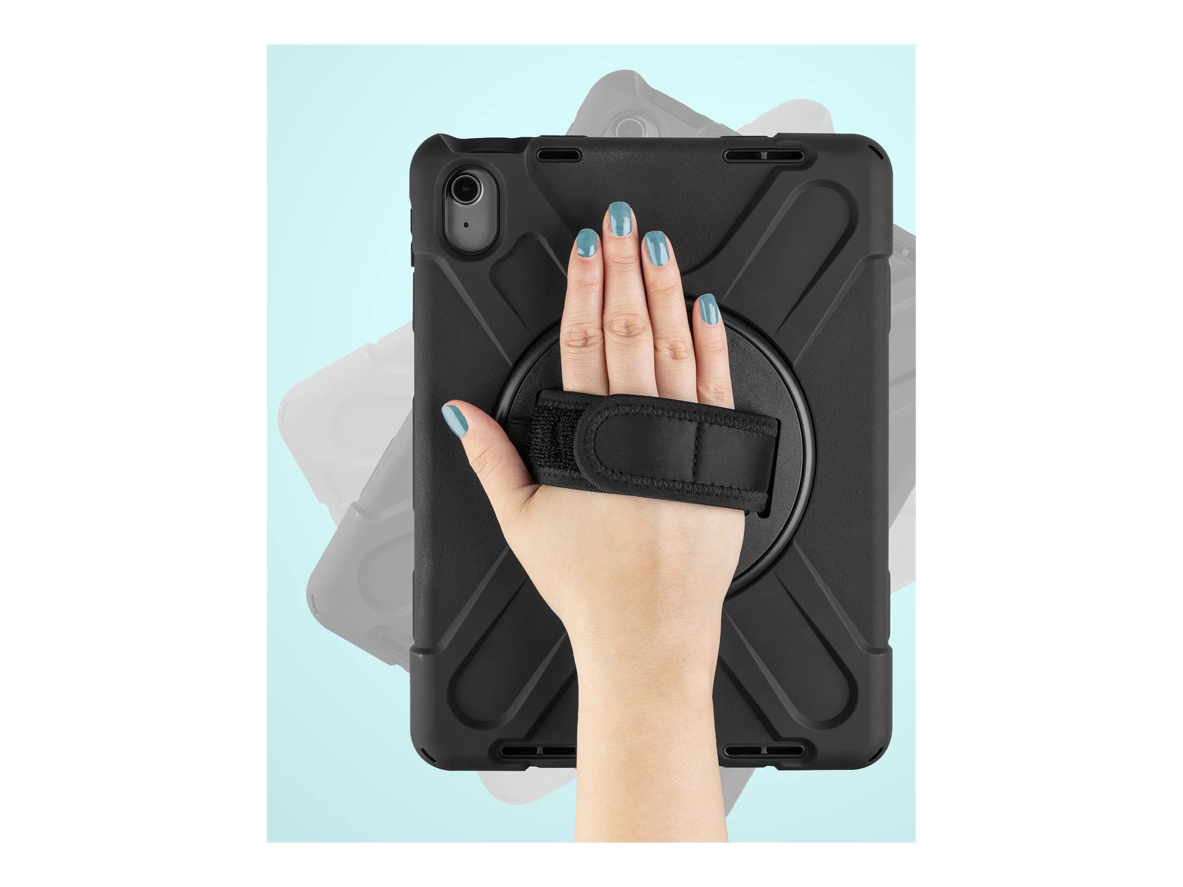 Fixed Rugged Tab Case | Apple | iPAD 10.9"/11" | Silicone/Polycarbonate | Black