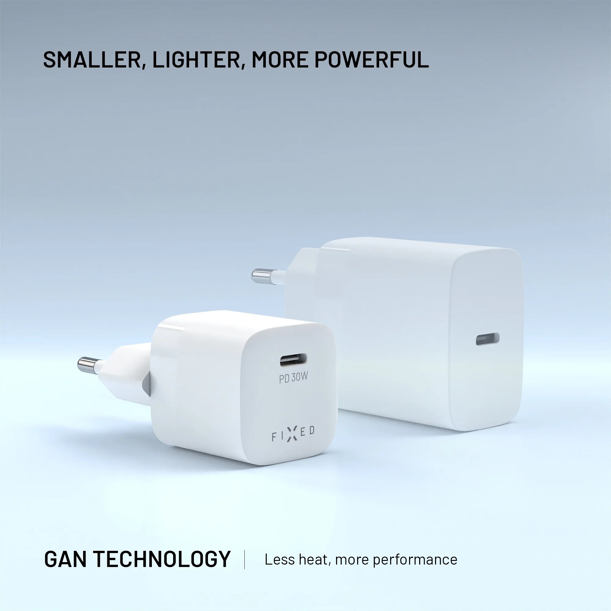 Fixed Mini USB-C GaN Charger 30W
