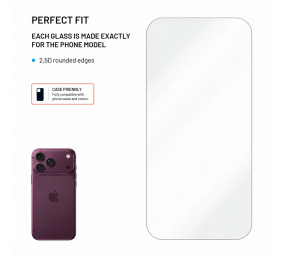 Fixed Screen protector | Apple | iPhone 18 Pro Max/17 Pro Max | Tempered Glass | Clear