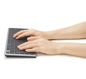 Kensington KB535 EQ Rechargeable Multi-Device Full Size Klaviatūra RF+BT, US, Space Grey