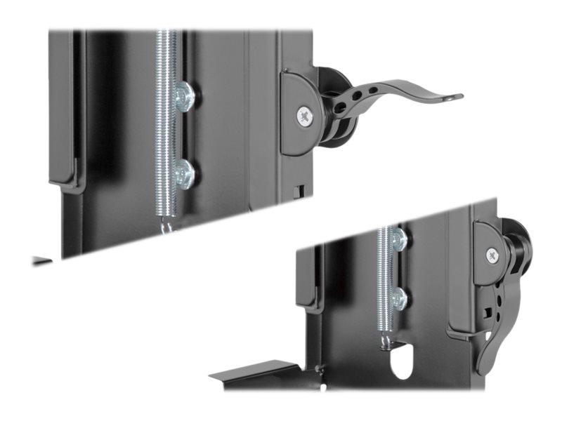 PC Table Mount | DA-90411 | Height adjustment 30-51 cm | Steel | Black