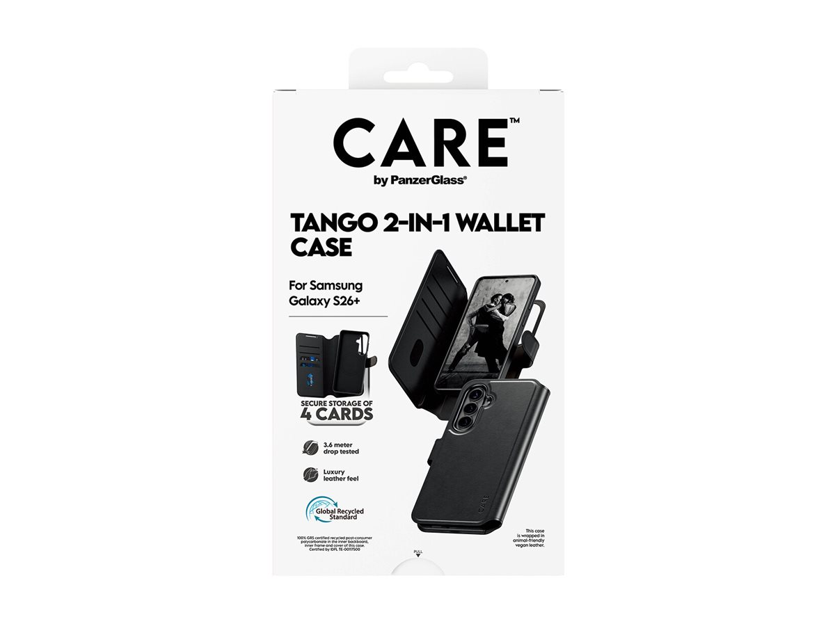 CARE by PanzerGlass Tango 2-in-1 Wallet Case w. Qi Samsung New Galaxy S26 Plus | PanzerGlass