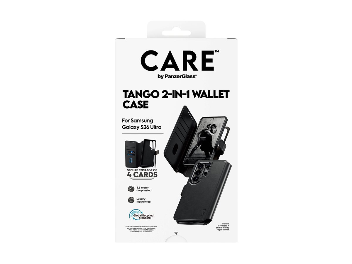 CARE by PanzerGlass Tango 2-in-1 Wallet Case w. Qi Samsung New Galaxy S26 Ultra | PanzerGlass