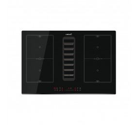 CATA Venting Hob | IAS 7024 | Induction | Number of burners/cooking zones 4 | Slider | Black | CATA | Hob with Hood | IAS 7024 | Induction | 77 cm | Number of burners/cooking zones 4 | Black | Slider
