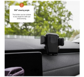 Fixed Iconiq Dash with adhesive foot for dashboard | FIXICQ-M-BK | Universal car holder | Black