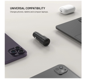 Fixed Dual USB-C Car Charger, 65W, PD 3.0