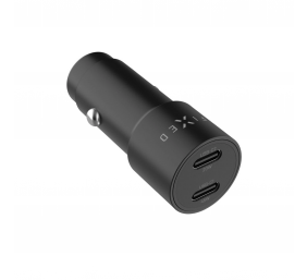 Fixed Dual USB-C Car Charger, 65W, PD 3.0
