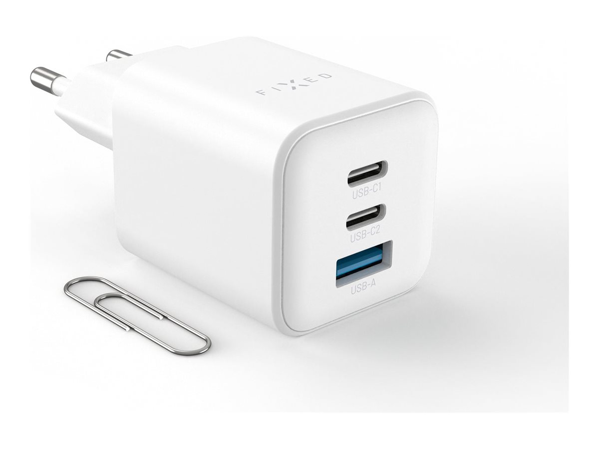 Fixed Mini 2x USB-C and USB GaN Charger 65W