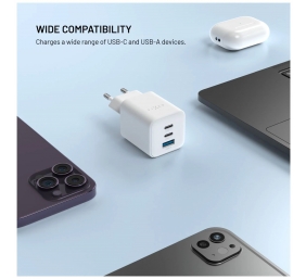 Fixed Mini 2x USB-C and USB GaN Charger 65W