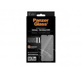 PanzerGlass Ceramic Screen Protector Samsung New Galaxy S26 | Ultra-Wide Fit w. EasyAligner | PanzerGlass