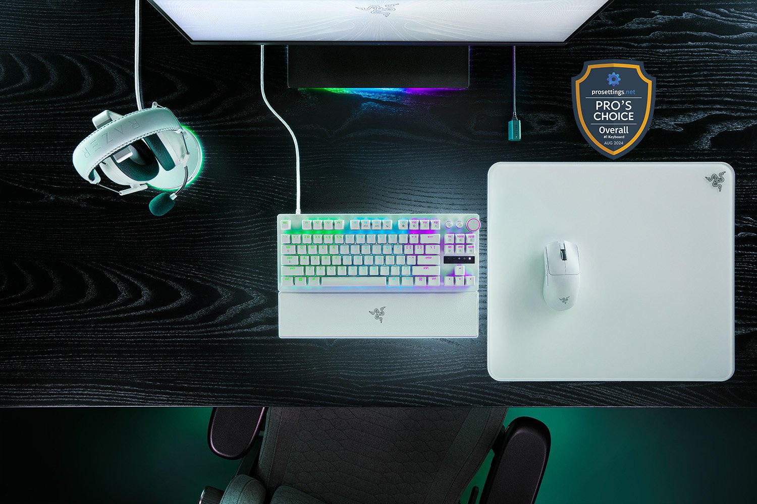 Razer Huntsman V3 Pro Tenkeyless | Gaming Keyboard | Wired | US | Razer Analog Optical Switch Gen-2 | White