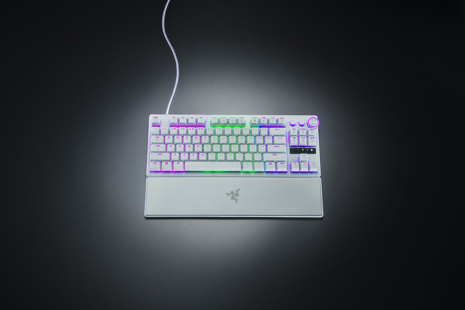 Razer Huntsman V3 Pro Tenkeyless | Gaming Keyboard | Wired | US | Razer Analog Optical Switch Gen-2 | White