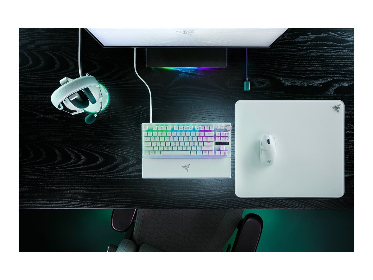 Razer Huntsman V3 Pro Tenkeyless | Gaming Keyboard | Wired | US | Razer Analog Optical Switch Gen-2 | White