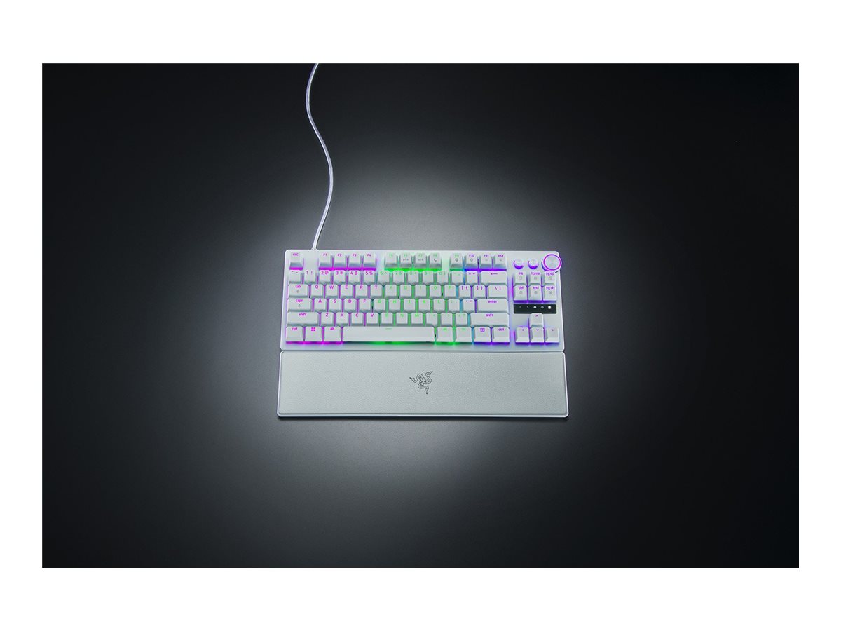 Razer Huntsman V3 Pro Tenkeyless | Gaming Keyboard | Wired | US | Razer Analog Optical Switch Gen-2 | White