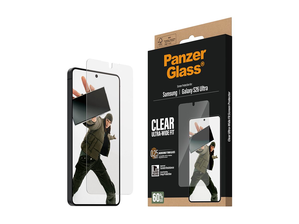 PanzerGlass Screen Protector Samsung New Galaxy S26 Ultra | Ultra-Wide Fit w. EasyAligner | PanzerGlass