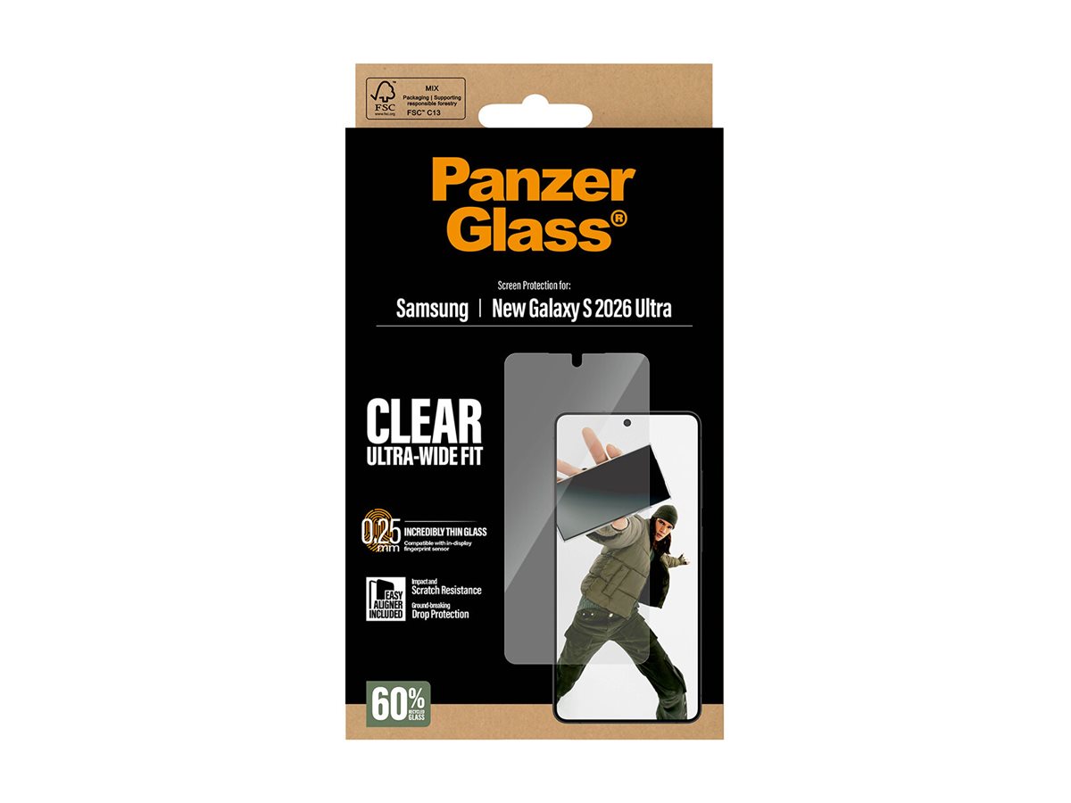 PanzerGlass Screen Protector Samsung New Galaxy S26 Ultra | Ultra-Wide Fit w. EasyAligner | PanzerGlass