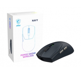 MSI Gaming Mouse | FORGE GM340 WIRELESS | Wireless | 2.4 GHz, Bluetooth, USB | Navy