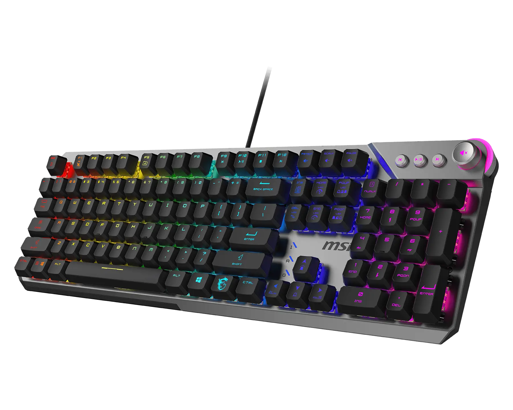 MSI STRIKE 600 V2 SILENT | Gaming keyboard | Wired | US | Mechanical - Silent