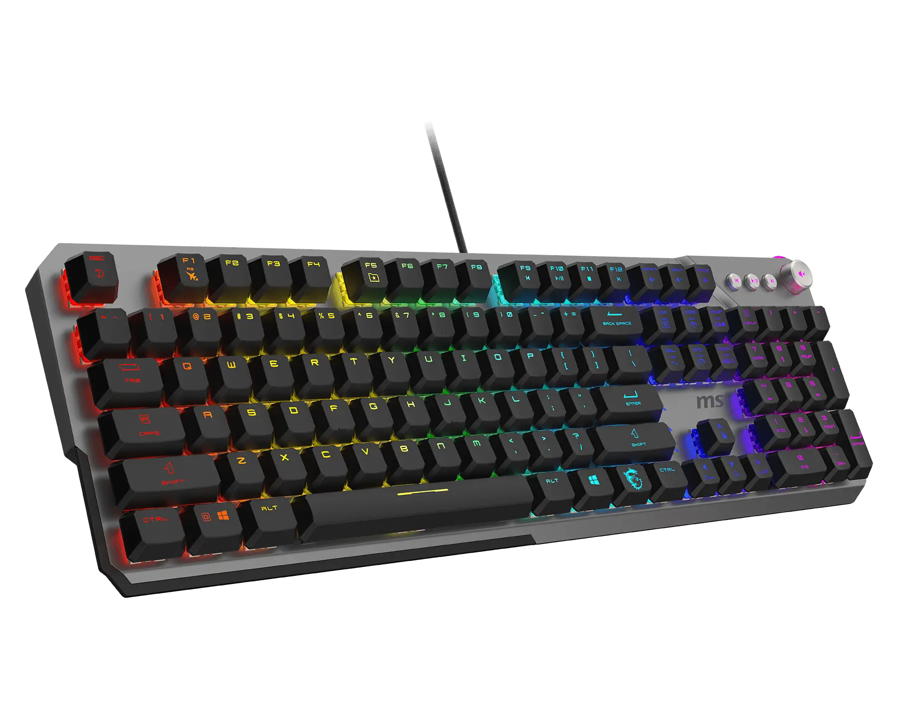 MSI STRIKE 600 V2 SILENT | Gaming keyboard | Wired | US | Mechanical - Silent
