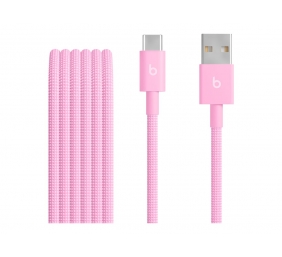 Apple USB-A to USB-C Woven Cable (1.5m) - Power Pink | Apple