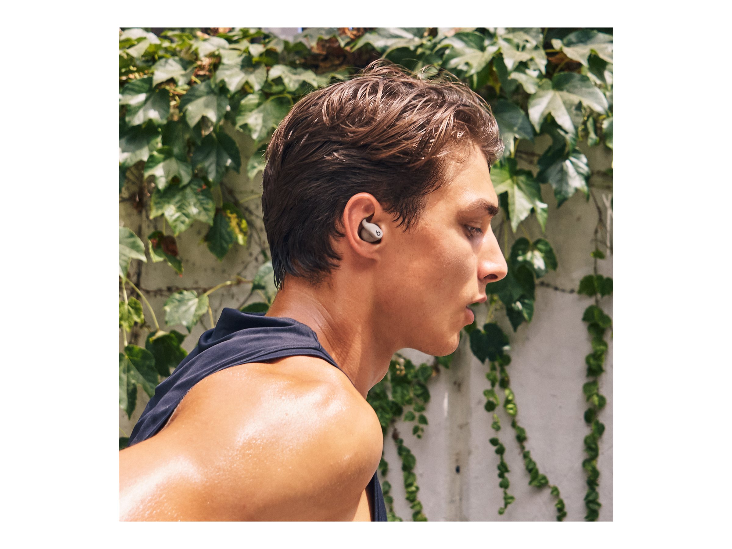 Beats Powerbeats Fit - Wireless Noise-Cancelling Workout Earbuds with Ultimate Secure Fit - Gravel Grey | Beats