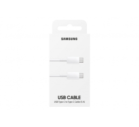 Samsung EP-DN975 USB-C Male į USB-C Male Kabelis (5A) 1m, Balta