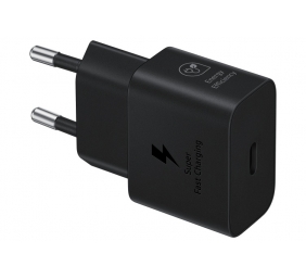 Samsung EP-T2510 25W AC Maitinimo adapteris USB-C + Kabelis USB-C, Juoda