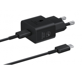 Samsung EP-T2510 25W AC Maitinimo adapteris USB-C + Kabelis USB-C, Juoda