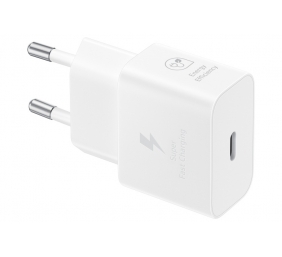 Samsung EP-T2510 25W AC Maitinimo adapteris USB-C + Kabelis USB-C, Balta