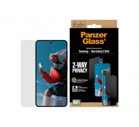 PanzerGlass 2-Way Privacy Screen Protector Samsung New Galaxy S26 | Ultra-Wide Fit w. EasyAligner | PanzerGlass