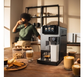 Cecotec Coffee machine | Cremmaet Latte Touch | Pump pressure 19 bar | Built-in milk frother | Super-automatic | Black | 1500 W