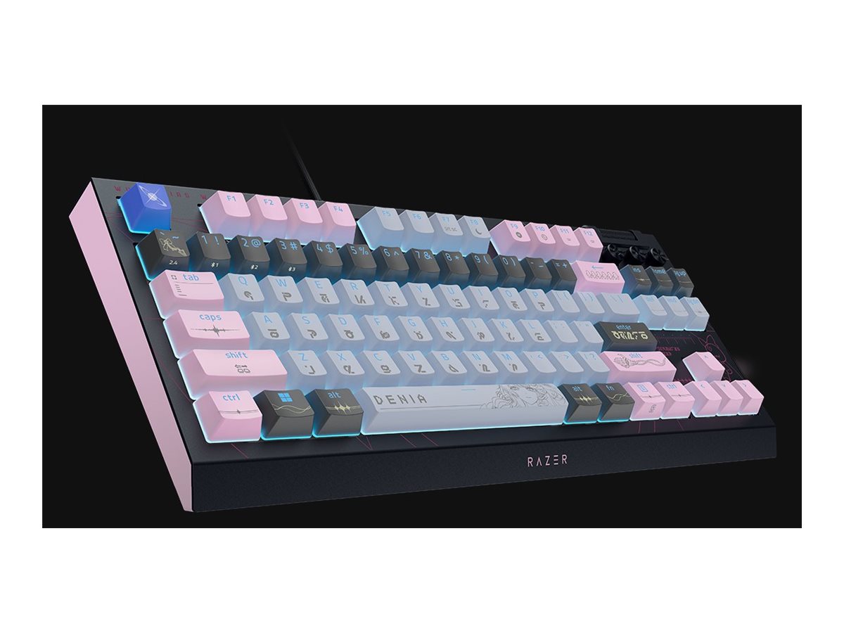 Razer | BlackWidow V4 Tenkeyless HyperSpeed | Gaming Keyboard | Wireless | US | Orange Switch | Wuthering Waves Edition