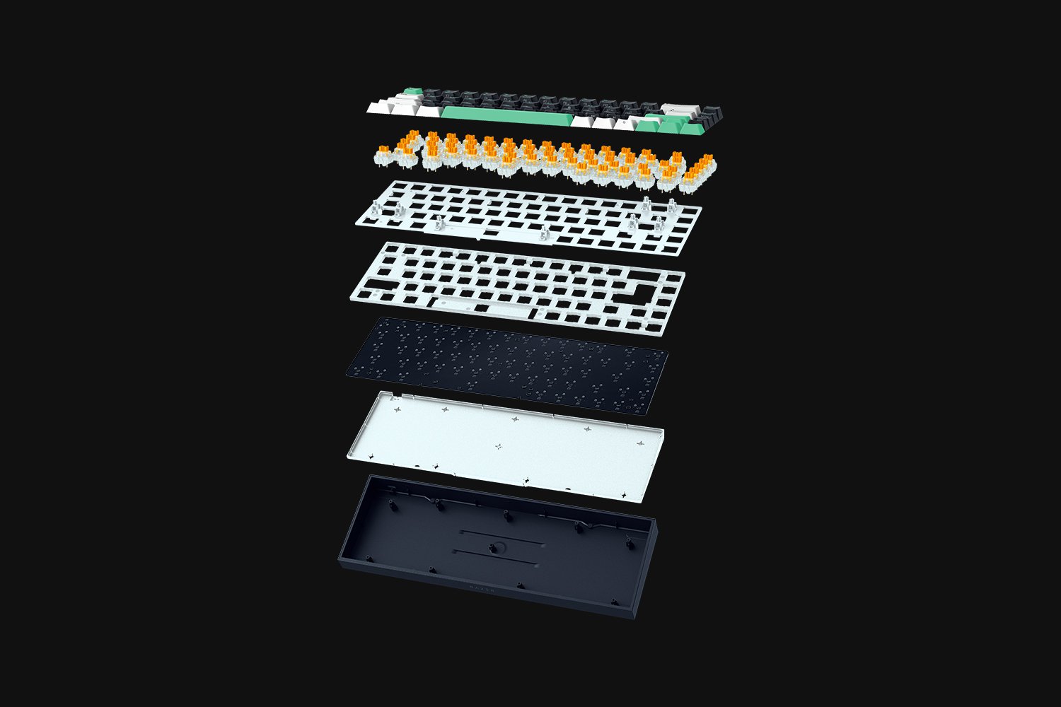 Razer | Reclusa X Mini 65% | Mechanical Gaming Keyboard | Wired | US | Razer Mechanical Switches Gen-3 (Tactile) | Black