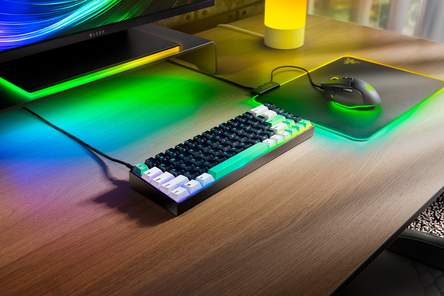 Razer | Reclusa X Mini 65% | Mechanical Gaming Keyboard | Wired | US | Razer Mechanical Switches Gen-3 (Tactile) | Black