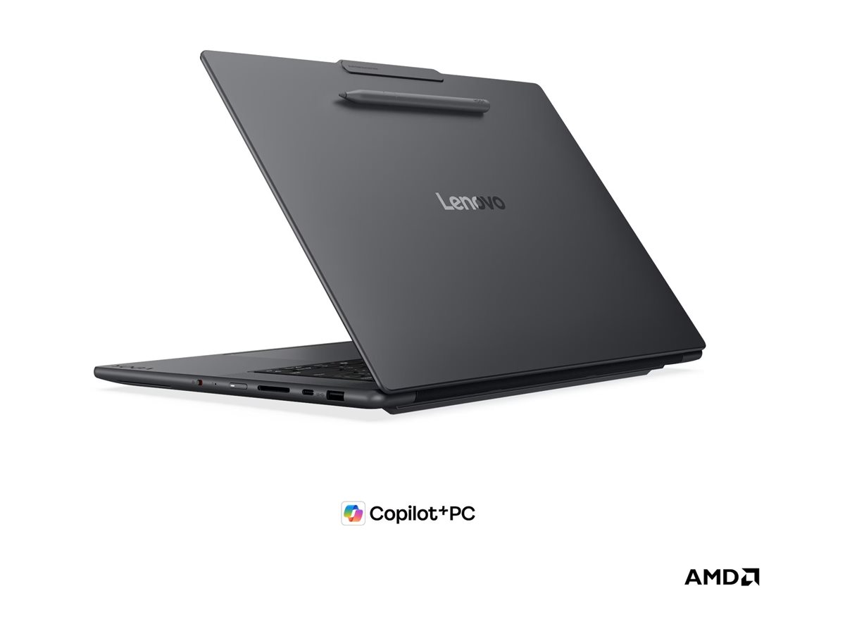 Lenovo Yoga Pro 7 15ASH11 AMD | Thunder Grey | 15.3 " | OLED | Touchscreen | 2.5K WQXGA | 2560 x 1600 pixels | AMD Ryzen AI Max+ | 388 | 64 GB | Soldered LPDDR5X | Solid-state drive capacity 1000 GB | AMD Radeon 8060S Graphics | Windows 11 Pro | 802.11be 